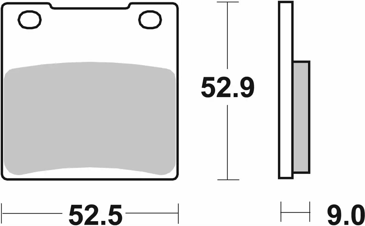 SBS 556LS Sintered Rear Brake Pads Kawasaki Suzuki