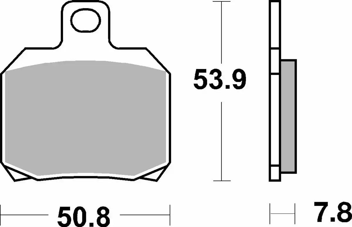 SBS 730LS Sintered Rear Brake Pads Aprilia Benelli Ducati Honda Kawasaki KTM