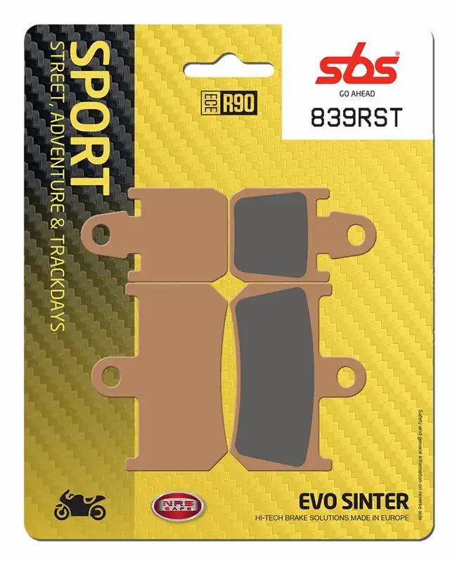 SBS 839RST Sport Sintered Front Brake Pads