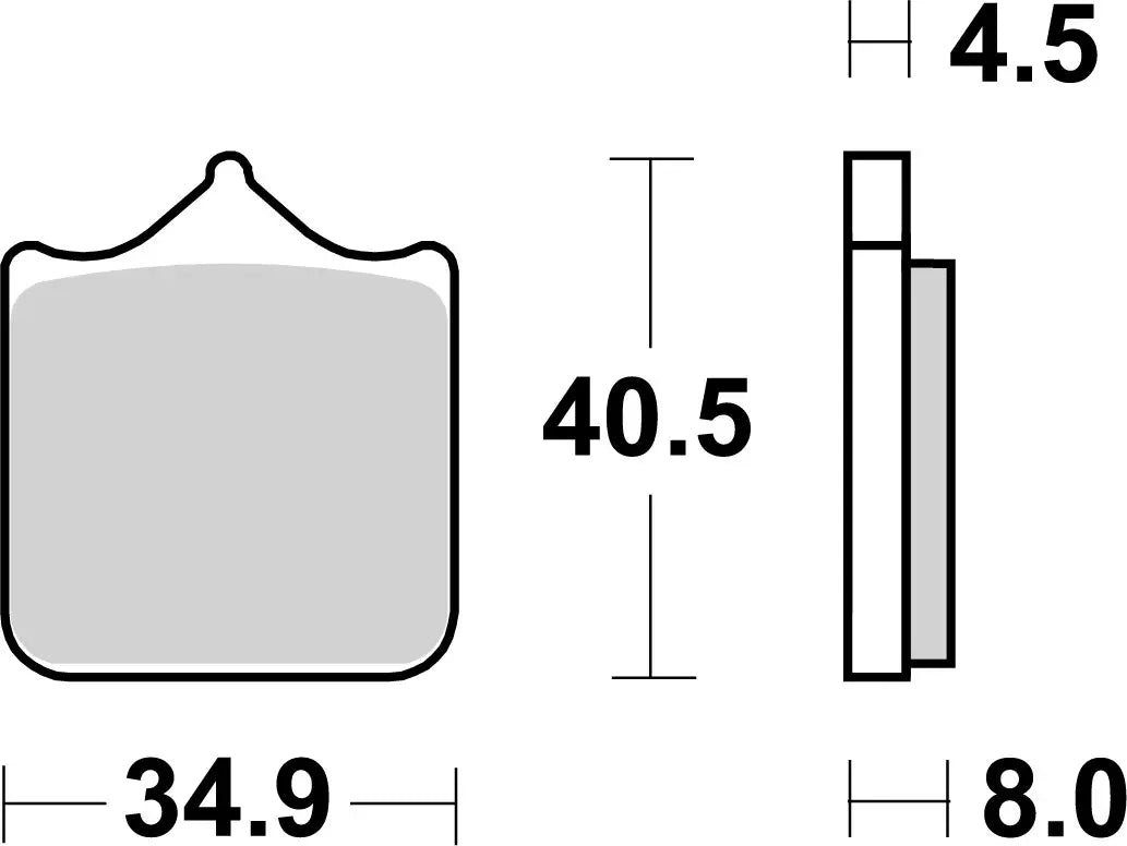 BREMBO 07BB33SA Sintered Front Brake Pads