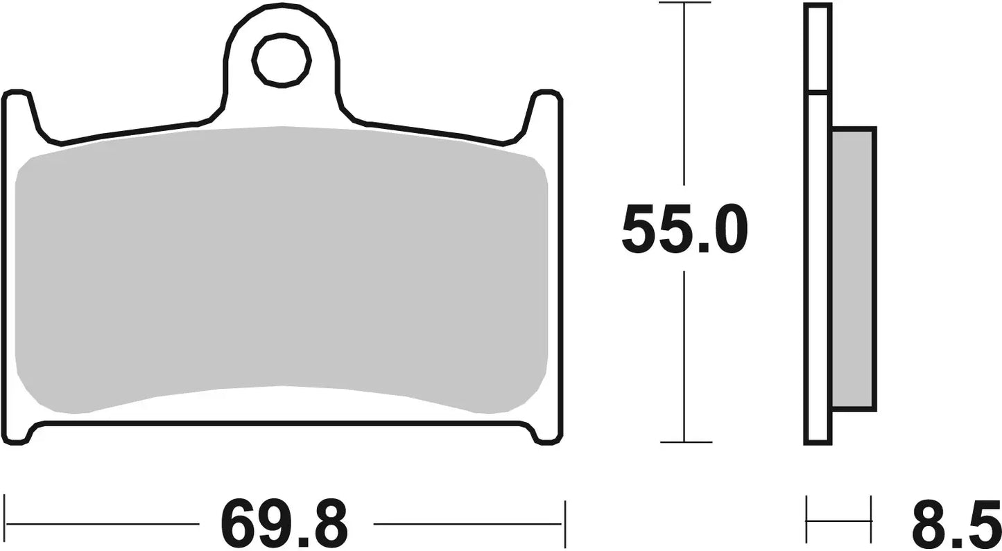 BREMBO 07SU14SA Sintered Front Brake Pads