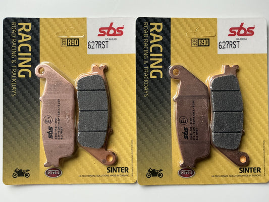 SBS 627RST (2 PACKS) Racing Road Sport Track Sintered Front Brake Pads