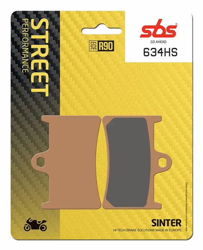 SBS 634HS (2 PACKS) Sintered Front Brake Pads Yamaha