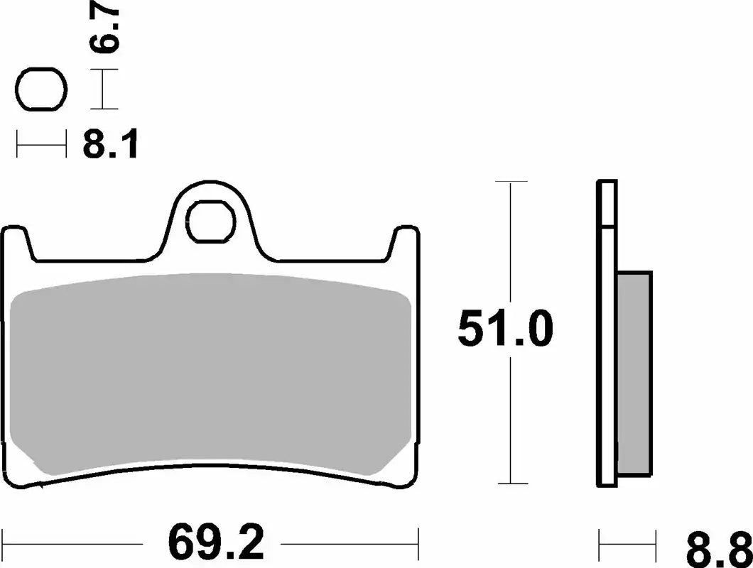 SBS 634RST  Racing Road Sport Track Sinter Front Brake Pads KTM Suzuki Yamaha