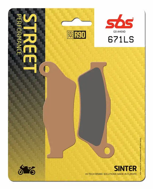 SBS 671LS Sintered Rear Brake Pads