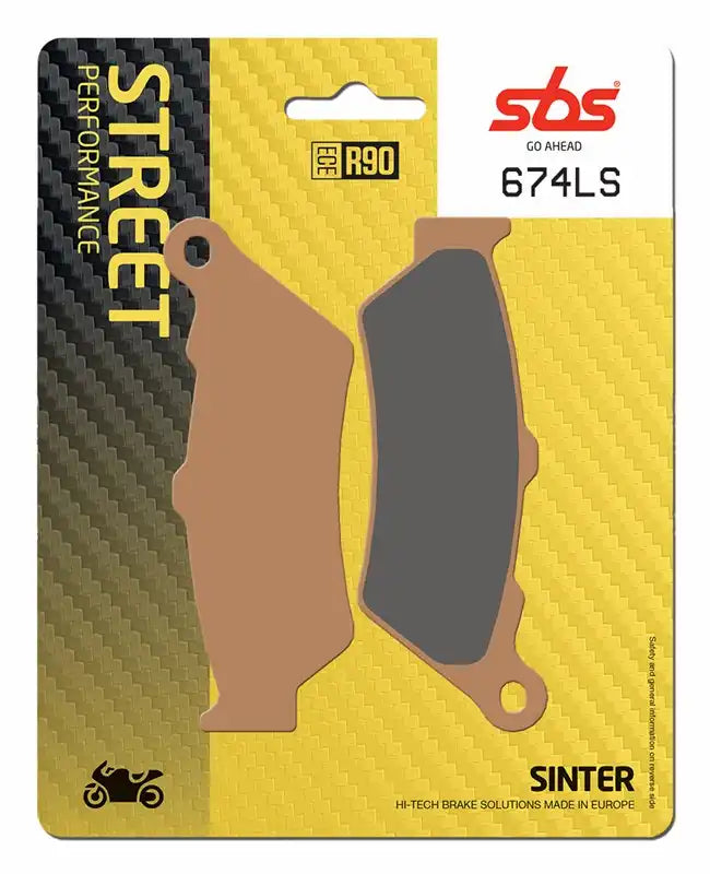 SBS 674LS Sintered Rear Brake Pads