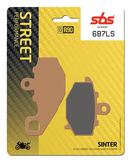 SBS 687LS Sintered Rear Brake Pads