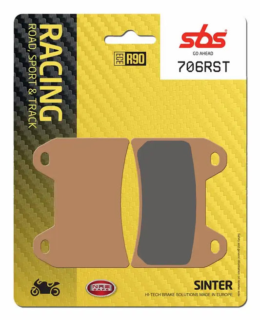 SBS 706RST Racing Sintered Front Brake Pads Road Sport & Track