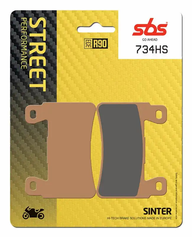 SBS 734HS (2 PACKS) Sintered Front Brake Pads Honda Hyosung