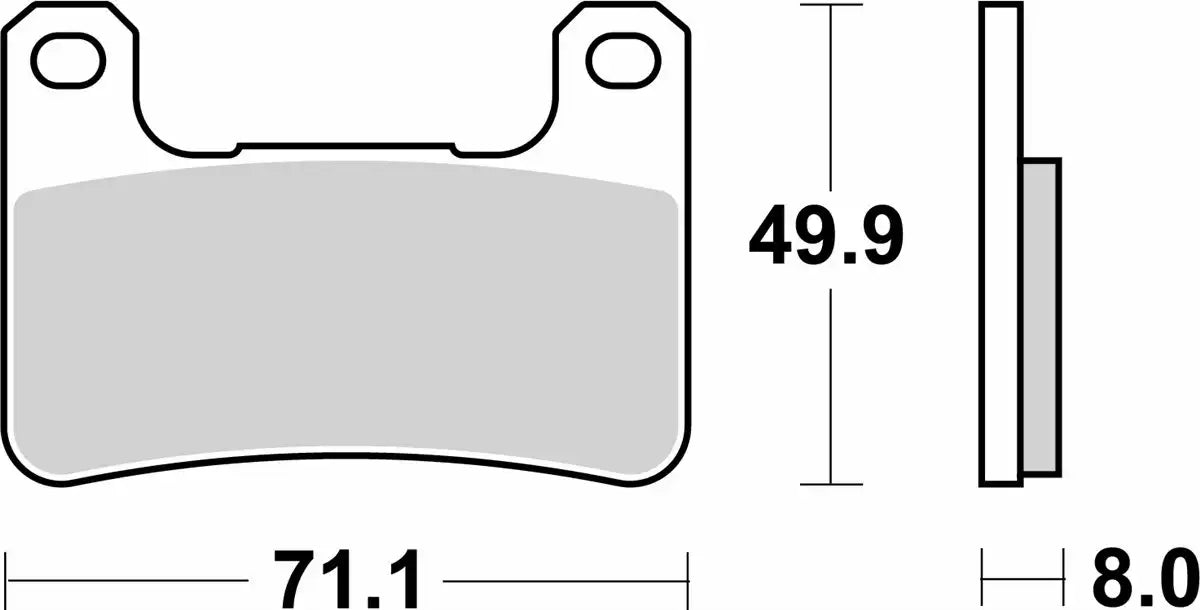 SBS 806HS Sintered Front Brake Pads Kawasaki Suzuki