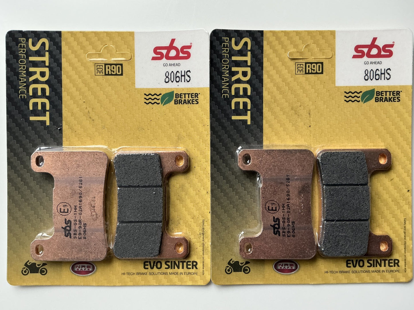 SBS 806HS Sintered Front Brake Pads Kawasaki Suzuki