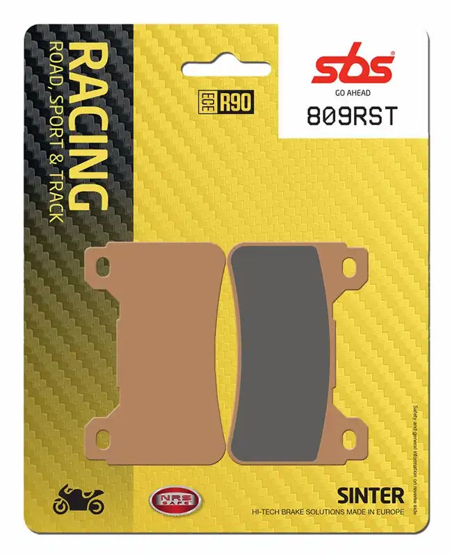 SBS 809RST Racing Sintered Front Brake Pads Road Sport & Track