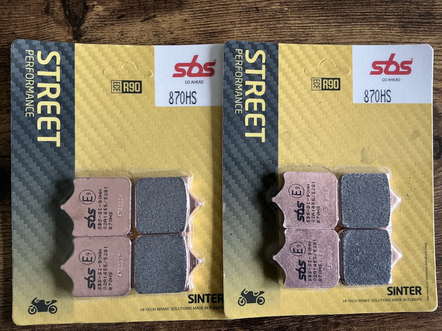 SBS 870HS Sintered Front Brake Pads BMW