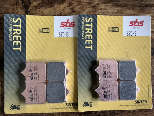 SBS 870HS Sintered Front Brake Pads BMW