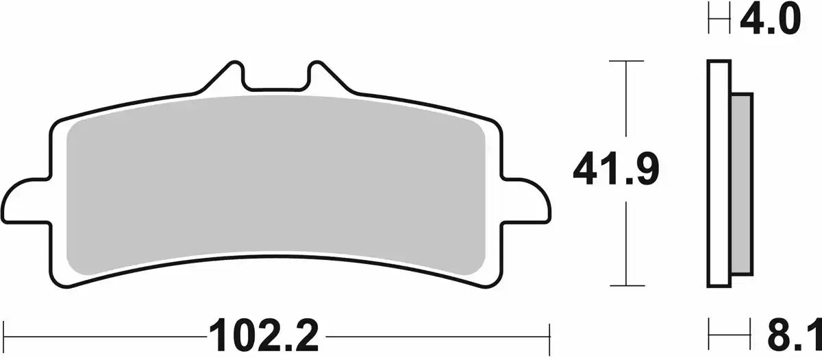 SBS 901HS (2 PACKS) Sintered Front Brake Pads Aprilia BMW Ducati Honda KTM Triumph