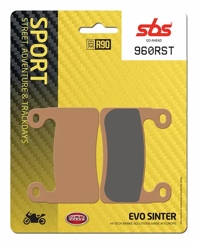 SBS 960RST Sport Sintered Front Brake Pads 2 Packs Street Adventure & Track days BMW