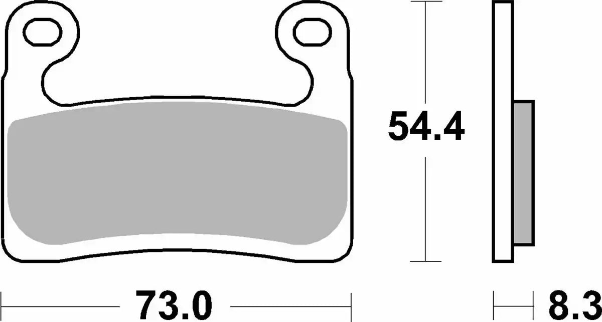 SBS 960RST Sport Sintered Front Brake Pads 2 Packs Street Adventure & Track days BMW