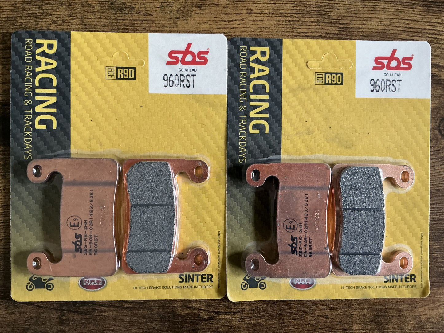SBS 960RST Sport Sintered Front Brake Pads 2 Packs Street Adventure & Track days BMW