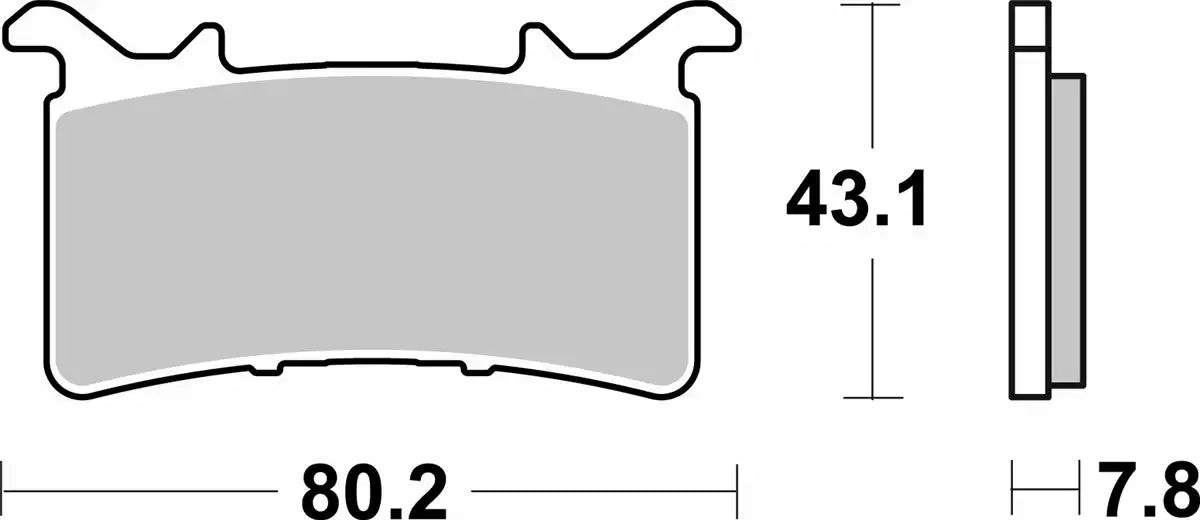 SBS 985DC Dual Carbon Racing Brake pads BMW
