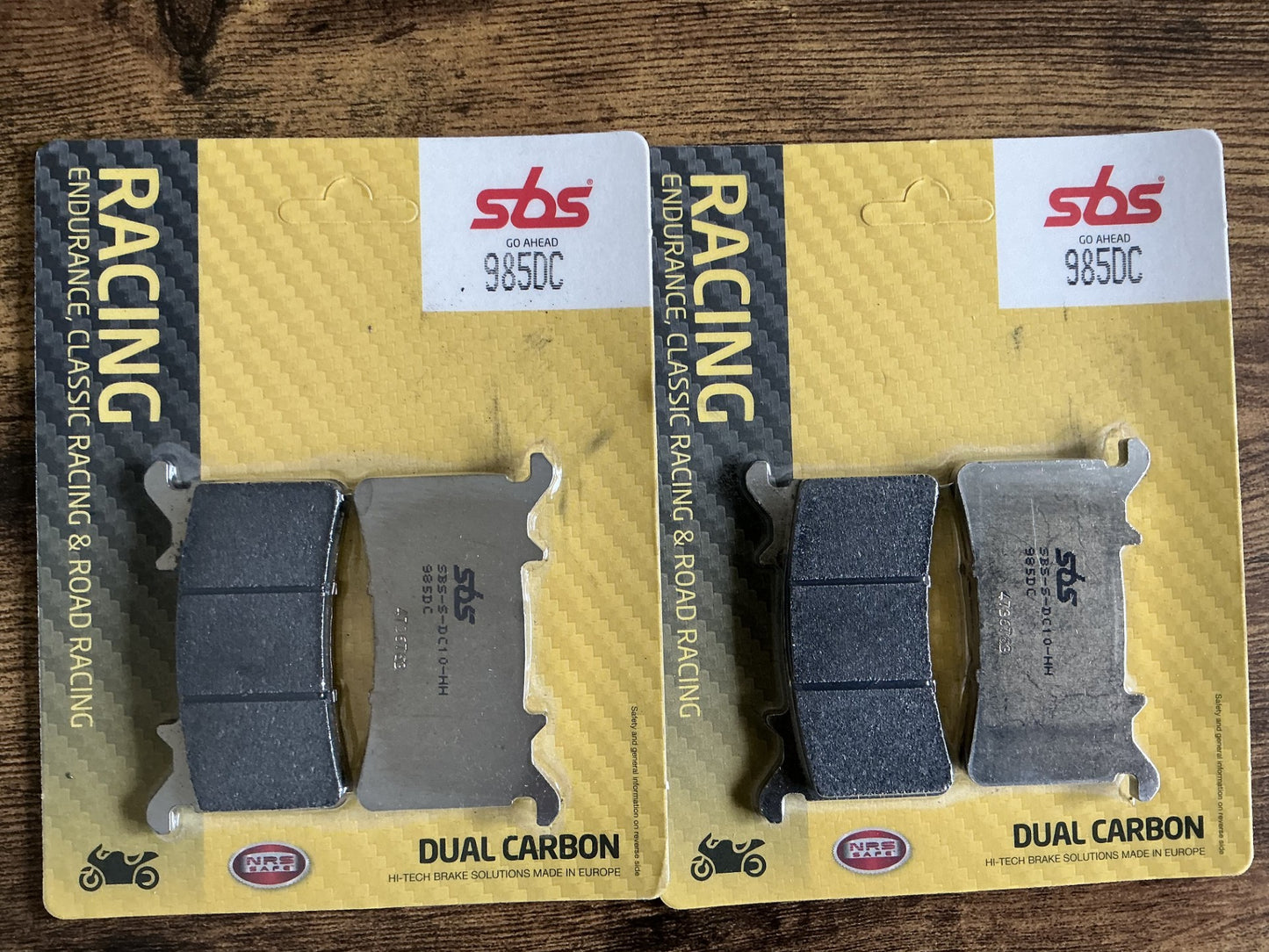 SBS 985DC Dual Carbon Racing Brake pads BMW