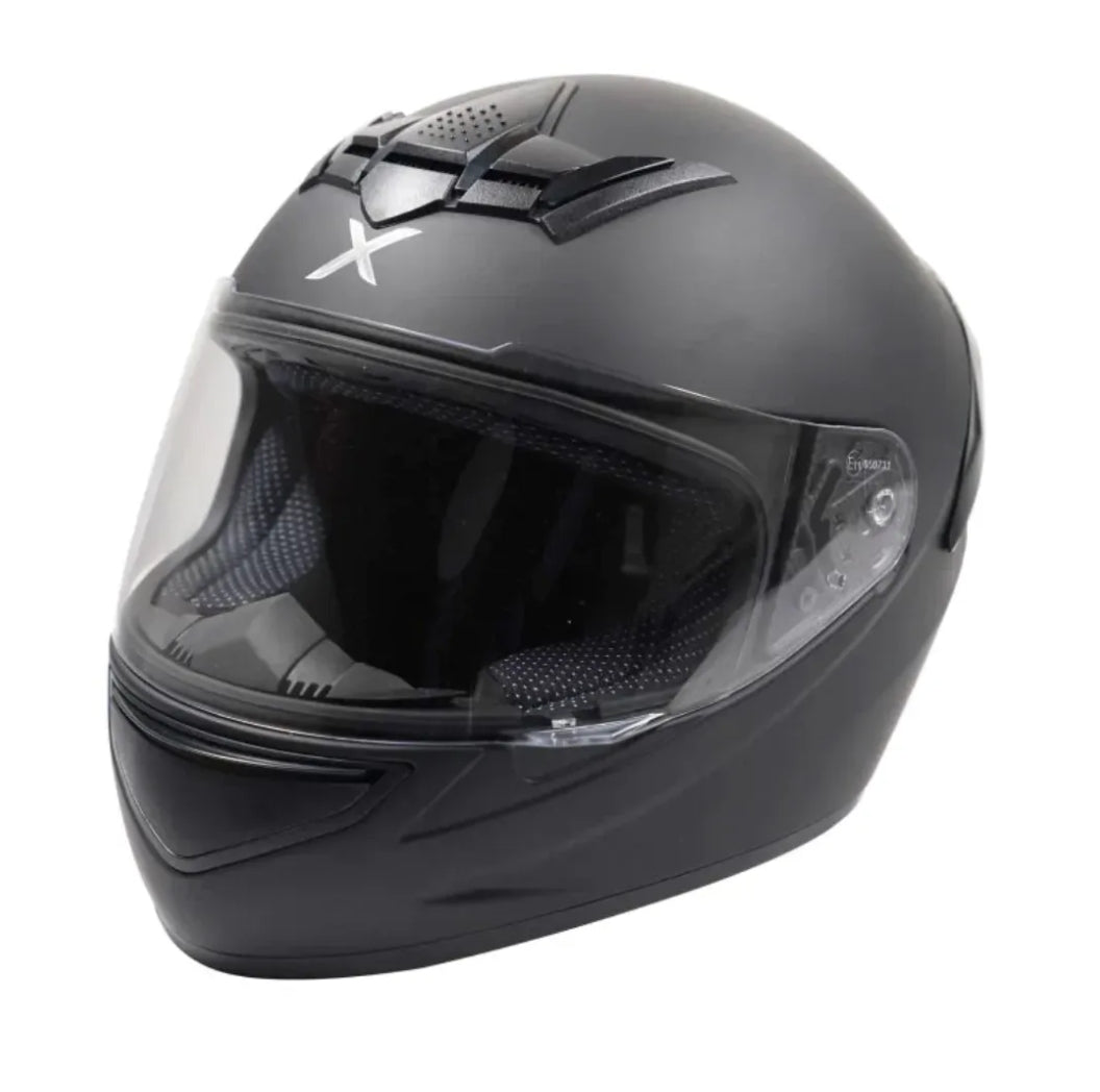 Axor Rage Full Face Motorcycle Road Scooter Helmet Gloss White Matt Black