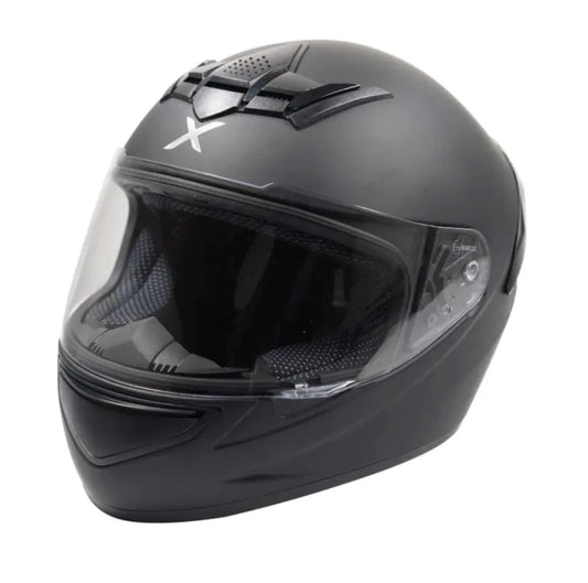 Axor Rage Full Face Motorcycle Road Scooter Helmet Gloss White Matt Black
