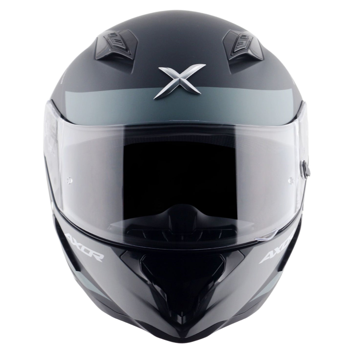 Axor Hunter SH890 Full Face Motorcycle Helmet Turbo Matt Black/Grey