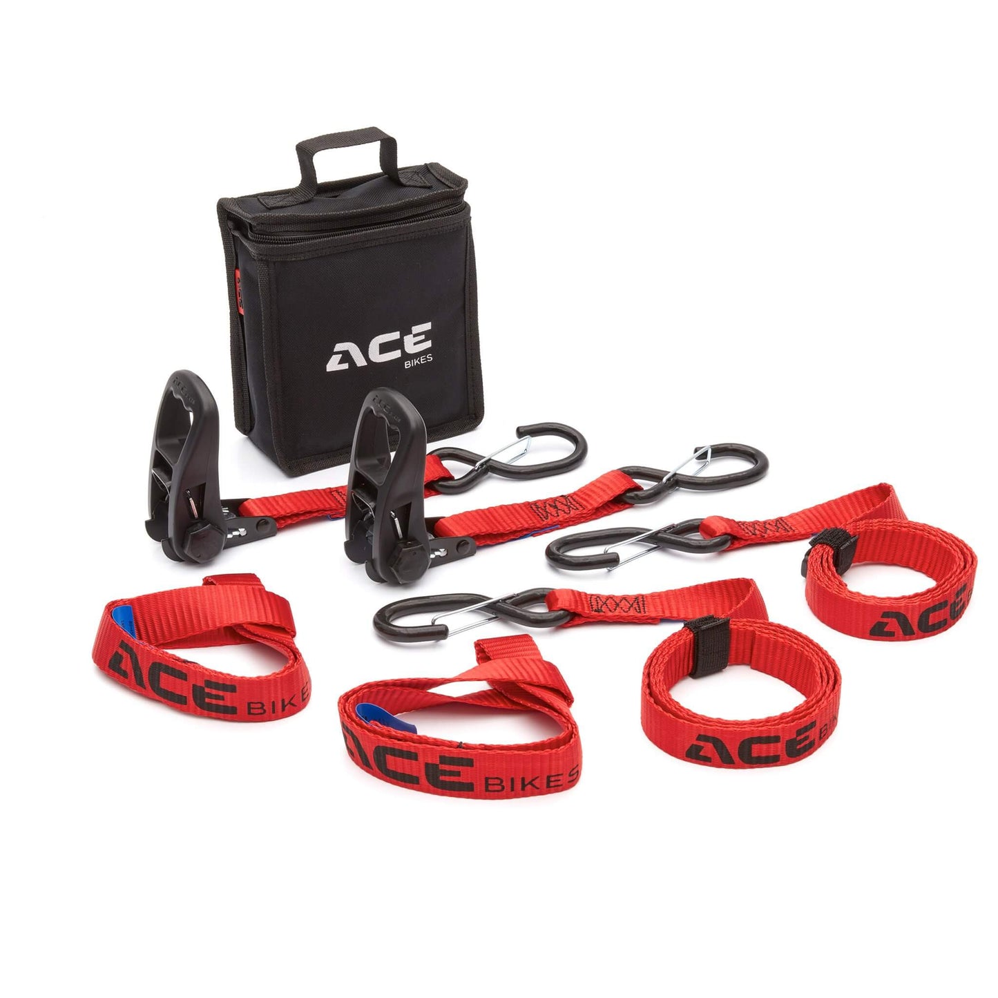Acebikes Motorcycle Heavy Duty Tie Down With Ratchet Kit Ratchet Pro Motorbike