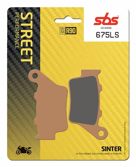 SBS 675LS Sintered Rear Brake Pads Aprilia BMW Ducati Harley Honda Husqvarna KTM
