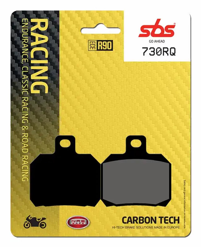 SBS 730RQ Carbon Tech Rear Brake Pads Aprilia Benelli Bimota Cagiva Ducati